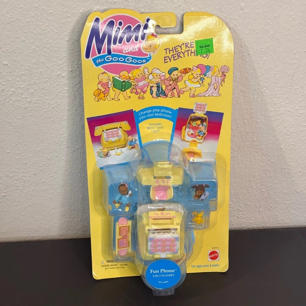 Mattel Mimi and the Goo Goos Playset Kids Multi New Vintage 1995 Fun Phone Lot